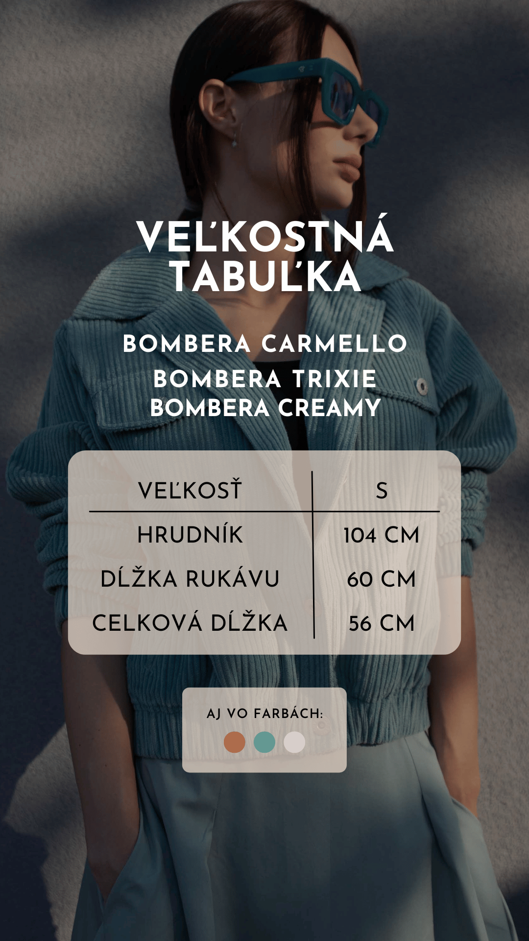 veľkostná tabuľka_Bombera Trixie_Freel.sk